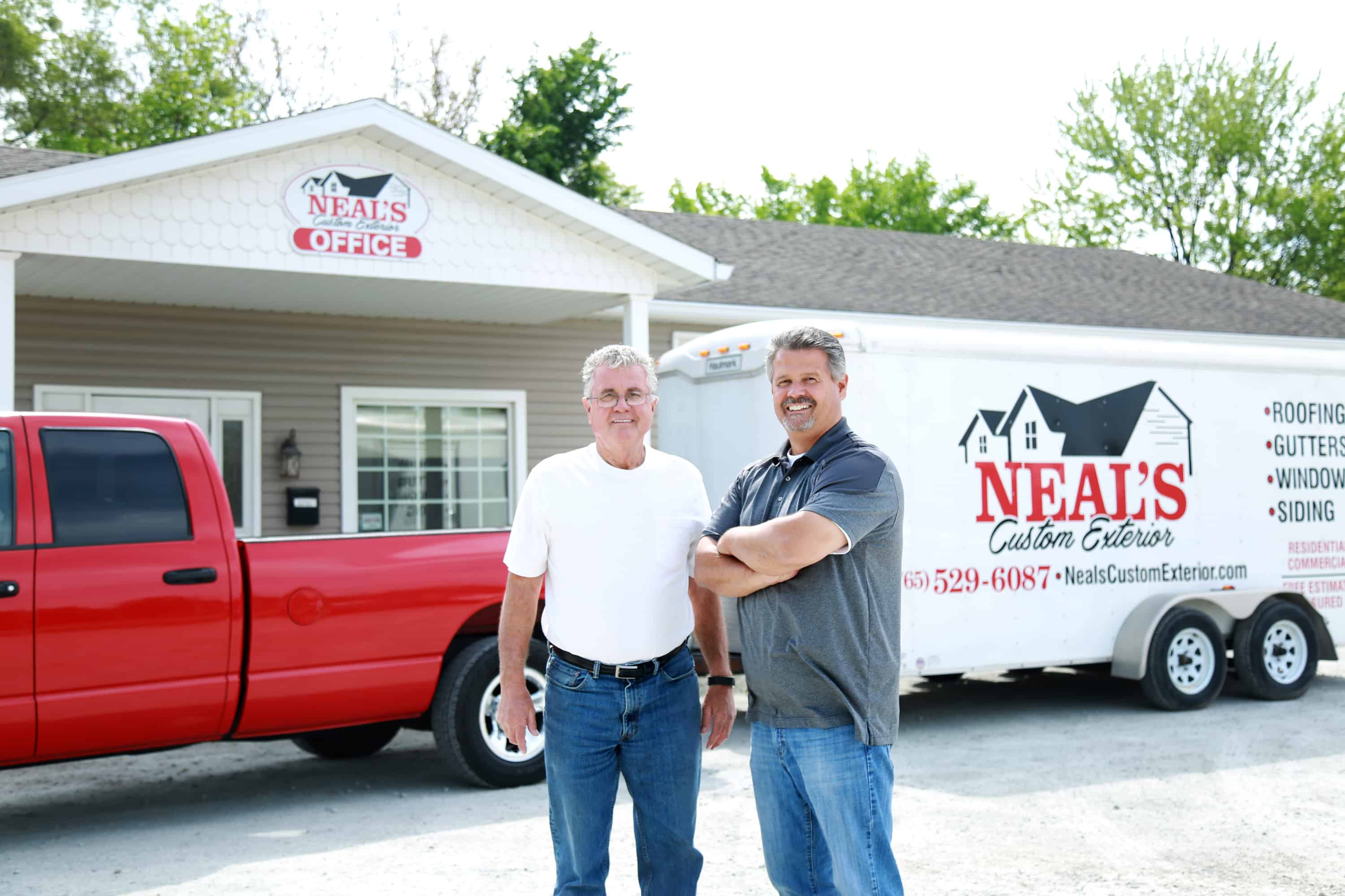 Mike and Henry From Neal's Gutter Service'